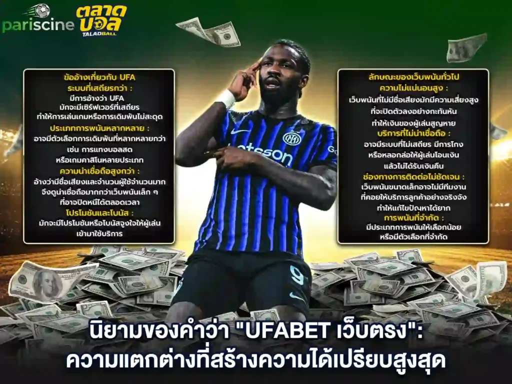 ufabet เว็บตรง ไม่ผ่านเอเย่นต์